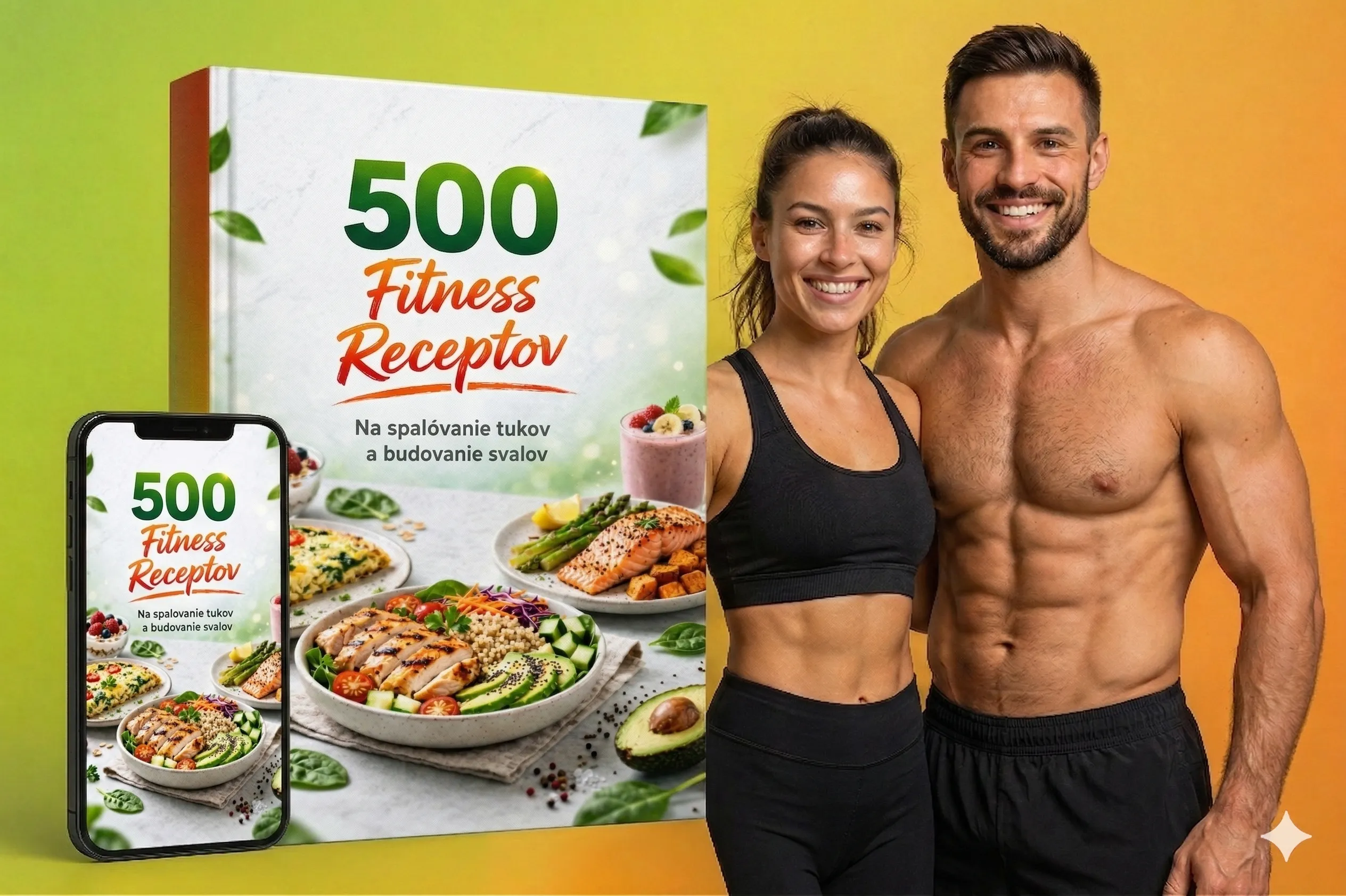 500 fitnes receptov - Kniha receptov